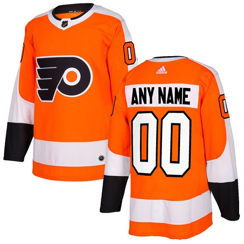 NHL Philadelphia Flyers Trikot Benutzerdefinierte Heim Orange Authentic